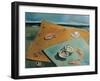 Marine Still Life with Scampi-Filippo De Pisis-Framed Giclee Print