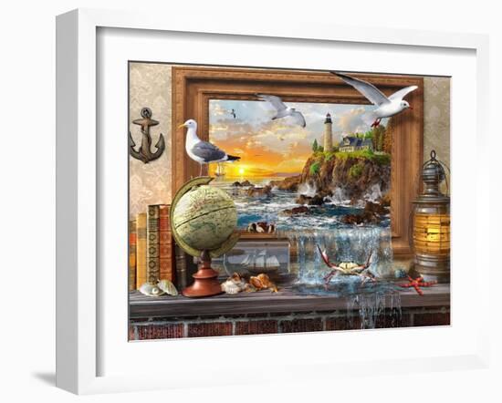 Marine to Life-Dominic Davison-Framed Art Print