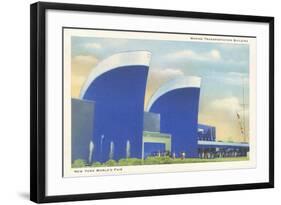 Marine Transportation Building, New York World's Fair, 1939-null-Framed Art Print