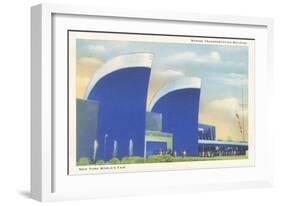 Marine Transportation Building, New York World's Fair, 1939-null-Framed Art Print