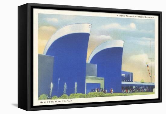 Marine Transportation Building, New York World's Fair, 1939-null-Framed Stretched Canvas