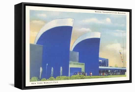 Marine Transportation Building, New York World's Fair, 1939-null-Framed Stretched Canvas