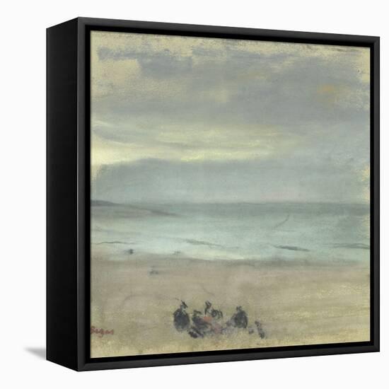 Marine-Edgar Degas-Framed Stretched Canvas