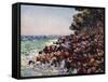 Marine-Claude Monet-Framed Stretched Canvas