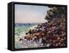 Marine-Claude Monet-Framed Stretched Canvas