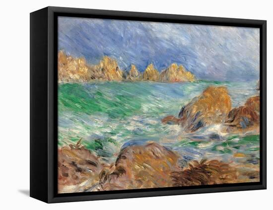 Marine-Pierre-Auguste Renoir-Framed Stretched Canvas