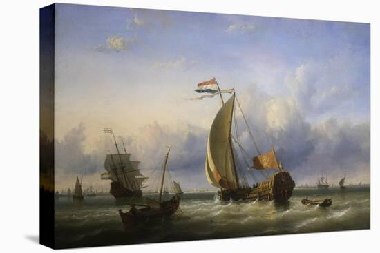 Marine-Abraham Storck-Stretched Canvas