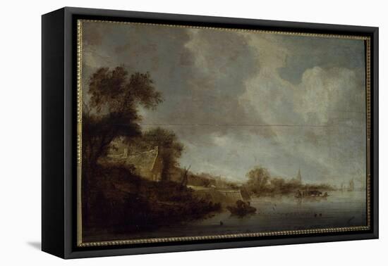 Marine-Jan Van Goyen-Framed Stretched Canvas