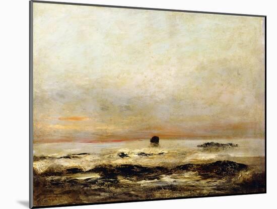 Marine-Gustave Courbet-Mounted Giclee Print