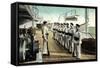 Marineleben, Bewaffnete Soldaten Auf Dem Schiff-null-Framed Stretched Canvas