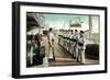 Marineleben, Bewaffnete Soldaten Auf Dem Schiff-null-Framed Giclee Print