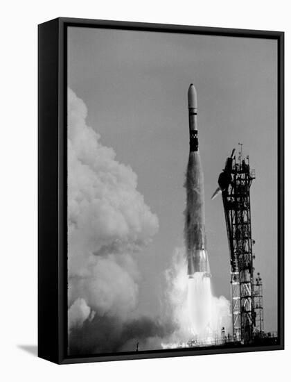 Mariner 4 Mission to Mars-null-Framed Stretched Canvas