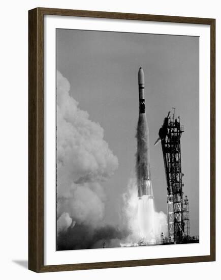 Mariner 4 Mission to Mars-null-Framed Premium Photographic Print