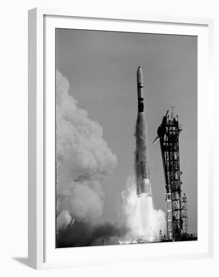 Mariner 4 Mission to Mars-null-Framed Premium Photographic Print