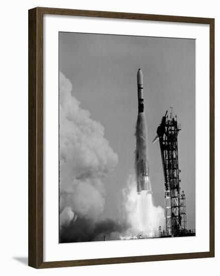 Mariner 4 Mission to Mars-null-Framed Photographic Print