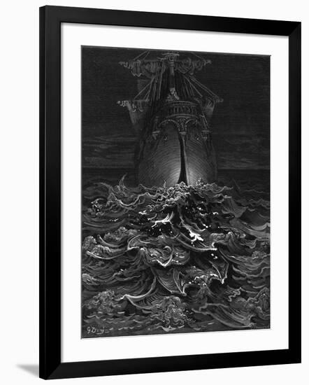 Mariner, Rotting Sea-Gustave Doré-Framed Photographic Print