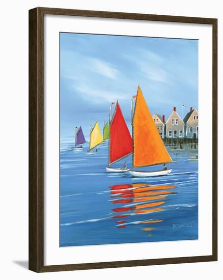 Mariner’s Landing-Sally Caldwell Fisher-Framed Art Print