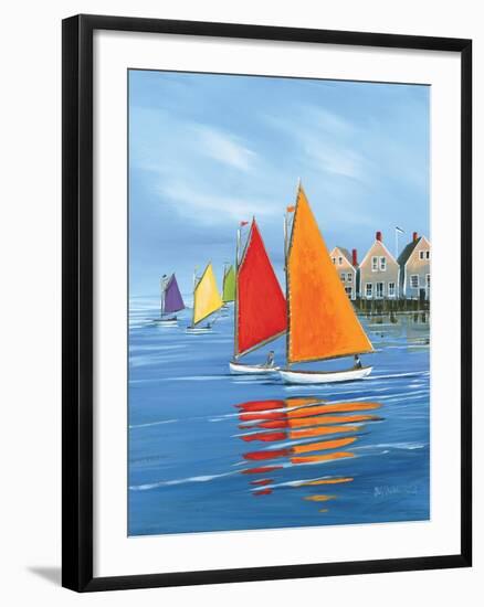 Mariner’s Landing-Sally Caldwell Fisher-Framed Art Print