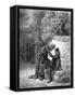 Mariner, Wedding Guest-Gustave Doré-Framed Stretched Canvas