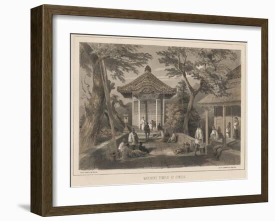 Mariners Temple at Simoda, 1855-Wilhelm Joseph Heine-Framed Giclee Print