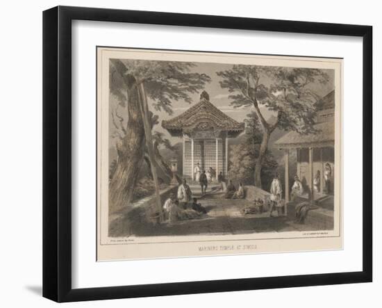 Mariners Temple at Simoda, 1855-Wilhelm Joseph Heine-Framed Giclee Print