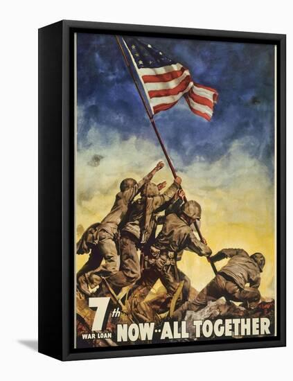 Marines All Together-null-Framed Stretched Canvas