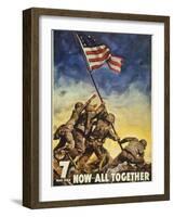 Marines All Together-null-Framed Giclee Print