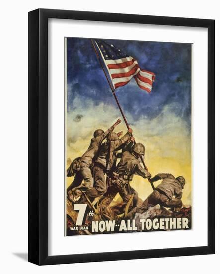 Marines All Together-null-Framed Giclee Print