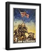 Marines All Together-null-Framed Giclee Print