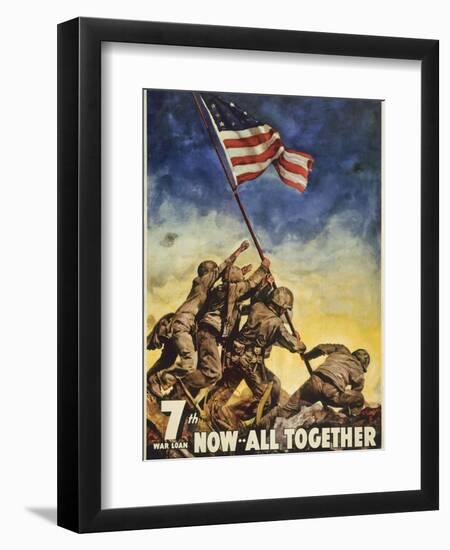 Marines All Together-null-Framed Giclee Print