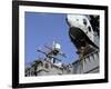 Marines and Sailors Fast-Rope from the Rear of a CH-46E Sea Knight Helicopter-Stocktrek Images-Framed Photographic Print