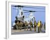 Marines Board a CH-46E Sea Knight Helicopter-Stocktrek Images-Framed Photographic Print
