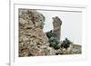 Marines Climbing Ruins-null-Framed Photographic Print