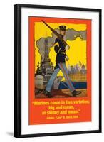 Marines Come in Two Varieties-Wilbur Pierce-Framed Art Print