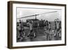 Marines Doing Jumping Jacks on Amphibious Assault Ship USS New Orleans, Aug. 1982-null-Framed Photo