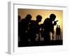 Marines Fire 9mm Handguns on the Flight Deck of USS Peleliu-Stocktrek Images-Framed Photographic Print