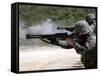 Marines Fire Joint Service Combat Shotguns-Stocktrek Images-Framed Stretched Canvas