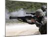 Marines Fire Joint Service Combat Shotguns-Stocktrek Images-Mounted Photographic Print