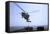 Marines Hook Cargo to an Mh-60S Sea Hawk Helicopter-null-Framed Stretched Canvas