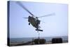 Marines Hook Cargo to an Mh-60S Sea Hawk Helicopter-null-Stretched Canvas