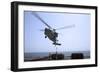 Marines Hook Cargo to an Mh-60S Sea Hawk Helicopter-null-Framed Photographic Print