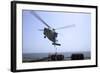 Marines Hook Cargo to an Mh-60S Sea Hawk Helicopter-null-Framed Photographic Print