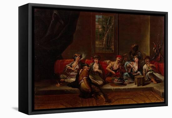 Marines of the Ottoman Navy, 1730S-Jean-Baptiste Vanmour-Framed Stretched Canvas