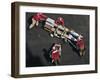 Marines Push Pordnance into Place on the Flight Deck of USS Enterprise-Stocktrek Images-Framed Photographic Print