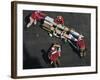 Marines Push Pordnance into Place on the Flight Deck of USS Enterprise-Stocktrek Images-Framed Photographic Print