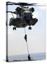 Marines Rappel from a CH-53E Sea Stallion Helicopter-Stocktrek Images-Stretched Canvas