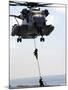 Marines Rappel from a CH-53E Sea Stallion Helicopter-Stocktrek Images-Mounted Photographic Print