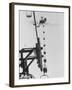 Marines Riding Chair Lift Up to Squaw Peak To Ski Down and Tamp Snow Down for Olympic Events-George Silk-Framed Photographic Print