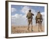 Marines Scan the Horizon for Insurgent Activity During a Security Patrol-Stocktrek Images-Framed Photographic Print