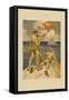 Marines Signaling from Shore to Ships at Sea-Joseph Christian Leyendecker-Framed Stretched Canvas